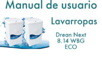 Manual de uso para lavarropas automatico Drean Next 8.14 WBG ECO
