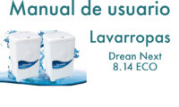 Manual de uso para lavarropas automatico Drean Next 8.14 ECO